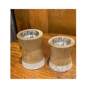 Fantastique Design Bois Mabkhar Ensemble De 5 Brûleur D'encens Oud De Taille Différente Pour La Maison Hôtel Restaurant Utilisation - Product Image 3