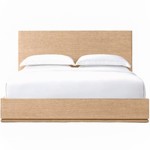 Meubles de chambre à coucher au design moderne, base robuste en chêne massif, lits king size faits à la main - Product Image 1