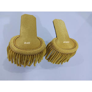 Or Bullion épaule épaulette brodé frange gland pour uniforme protocole Costume fait de qualité supérieure - Product Image 4