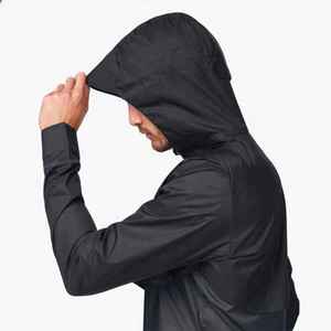 แจ็กเก็ตกันลมมีซิปกันน้ำโพลีเอสเตอร์/ ผ้าฝ้ายแบบกำหนดเองสำหรับผู้ชายเสื้อออกกำลังกายลายพรางฤดูหนาวยิมซิปด้านหน้าครึ่งฤดูใบไม้ผลิ - Product Image 3