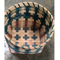 Panier en bambou fait main, écologique, tissé, rustique, biodégradable, organisateur de rangement multifonctionnel, logo personnalisé en option, poignées