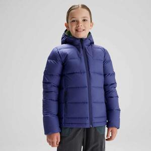 แจ็กเก็ตปลาปักเป้าสีฟ้าสุดหรูสำหรับผู้ใหญ่ชุดฤดูหนาวของเด็กพร้อมฮู้ดและซิปปิดสไตล์ลำลอง2025 - Product Image 1