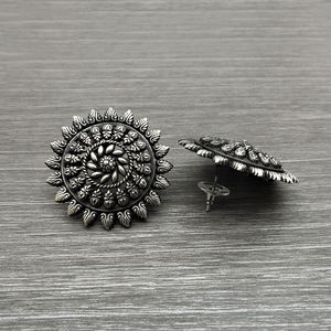 ดูวินเทจ 925 เงินสเตอร์ลิงออกซิไดซ์ Artisan ดูต่างหูชาติพันธุ์ล่าสุดการออกแบบอินเทรนด์เครื่องประดับทําด้วยมือขายส่งซัพพลายเออร์ - Product Image 2