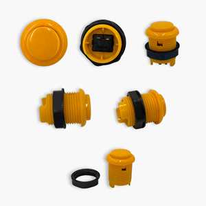 Baolian - Juego de 10 Botones Momentáneos Redondos para Máquinas Recreativas, Multicolor, Envío Gratis - Joysticks y Controles de Juego - Product Image 4