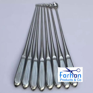 Juego de curetas de hueso Volkmann de 9 piezas de instrumentos quirúrgicos ortopédicos - Product Image 1