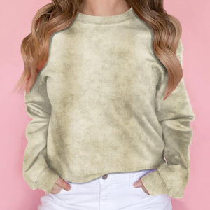 Nueva Llegada: Sudaderas de Invierno para Mujer, Casuales, Ecológicas, con Diseño Personalizado, Logotipo Frontal y Lavado Ácido - Product Image 3