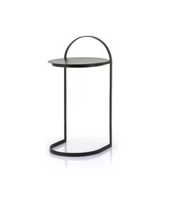 Mesa Auxiliar de Mármol para Sala de Estar, Moderna, Simple y Creativa, Mesa Redonda para Balcón, Mesa de Centro de Mármol Móvil - Product Image 5