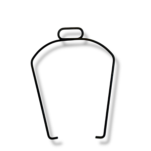 Clip de resorte para tapa del tubo de herramientas debajo del asiento Lambretta D + LD (Vers. 2 +3) - Product Image 1