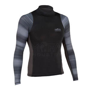 เสื้อกันผื่นสำหรับผู้ชายระบายอากาศได้ดีแห้งเร็วน้ำหนักเบาชุดกีฬาแขนยาว - Product Image 1