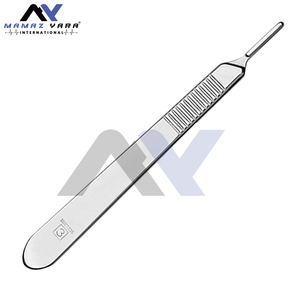 Manche de scalpel de qualité supérieure #3-Manche de couteau en acier inoxydable léger et durable, conception antirouille, compatible - Product Image 6