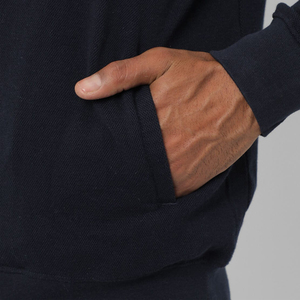 2023 Street Style surdimensionné hommes sweat à capuche teint uni avec fermeture éclair hiver sweats à capuche vierges à vendre - Product Image 3