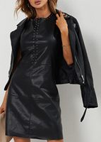 Manteau de style coréen pour femmes, veste en cuir de bonne qualité à manches longues, vestes en cuir véritable brodées pour filles, printemps et automne