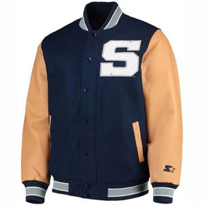 Veste de baseball universitaire pour hommes veste universitaire haute qualité polaire Baseball Letterman Varsity Bomber Jacket Design personnalisé - Product Image 2