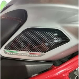 2 Protezioni Laterali in Gel 3D Compatibili con Moto MV AGUSTA TURISMO VELOCE, Adesivi Eleganti per Moto - Product Image 1