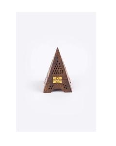 Quemador de incienso de madera con diseño de Torre Eiffel, soporte de fragancia árabe Bakhoor para decoración del hogar, soporte de incienso aromático - Product Image 1