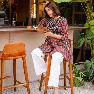 Womens Long <b>Top</b> Modern Loose Fit Soft Fabric Everyday Wear Comfortable Trendy Minimalist Aesthetic Fashion Piece - Product Image 2