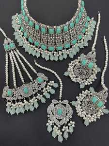 Hermoso diseño elegante desgaste del partido Kundan joyería alta chapado en oro desgaste del partido gargantilla collar conjunto - Product Image 2