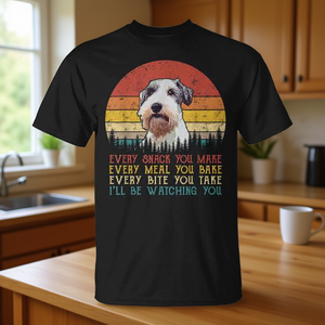 T-shirt Sealyham Terrier, design vintage, pour chien, avec le slogan « Every Snack You Make » - Product Image 3