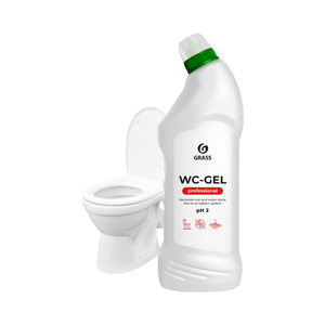 GRASS WC-Gel Professionnel 750ml Nettoyant pour cuvette de toilettes Efficace pour les saletés tenaces Produit WC-Gel professionnel pour toilettes - Product Image 1