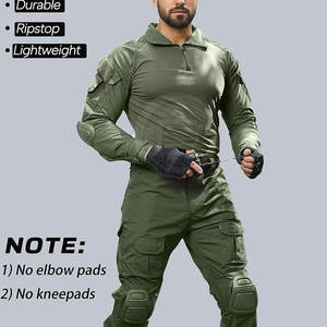 ชุดยูนิฟอร์มเพนท์บอลชายคุณภาพสูง ระบายอากาศได้ดี ผลิตจากโพลีเอสเตอร์ 100% พร้อมระบบตรวจจับเข็ม สำหรับใช้งานกลางแจ้ง - บริการ OEM แบบกำหนดเอง - Product Image 3