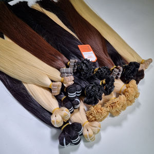 Extensions de cheveux humains 100% vierges, cheveux vietnamiens lisses et soyeux, mèches à clipser, pointes plates en kératine, qualité 12A, non traités - Product Image 4