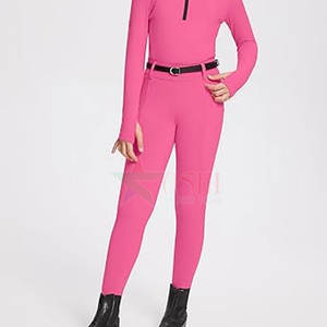 Leggings d'équitation pour femmes, coupe régulière, avec grip intégral, pantalon d'équitation personnalisé, jodhpur imperméable et coupe-vent - Product Image 5
