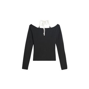 Camisetas de Cuello Halter para Mujer, Casuales, de Manga Corta, de Viscosa y Elastano, Tops de Moda Primavera, Ajuste Delgado, Cómodas para Uso Diario, Personalizadas - Product Image 2