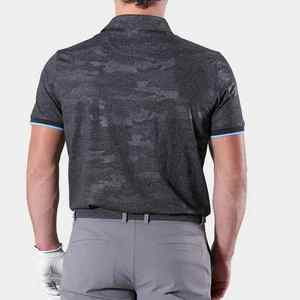 High Quality Golf Polo Shirt for Men Quick Dry Moisture Wicking Fabric <b>Athletic</b> Fit Custom Factory Supply Lightweight Sportswear - Product Image 3