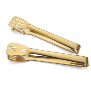 Pinzas para Freír de Primera Calidad, Chapadas en Oro, para Cocinar y Servir, Pinzas Resistentes para Freír en Aceite y para la Cocina - Product Image 4