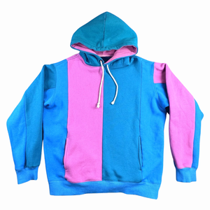 Women's Streetwear Multi-Color Colorblock <b>Pullover</b> Hoodie Breathable Cotton Fleece Casual <b>Pullover</b> Hooded <b>Jumper</b> Top - Product Image 1