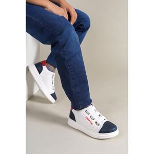 Montana 1007 Chaussures de marche pour enfants Bleu marine-Blanc-Rouge - Product Image 1