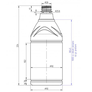 OEM Vente en gros Bouteille de 1000ml en plastique PET de haute qualité avec joint de pulvérisateur à pompe Grande bouteille à bas prix pour produits chimiques Options Turquie - Product Image 3