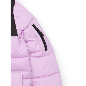 Vente en gros de manteaux de duvet personnalisés Veste d'hiver chaude à capuche pour enfants avec fermeture à glissière pour garçons et filles - Product Image 5