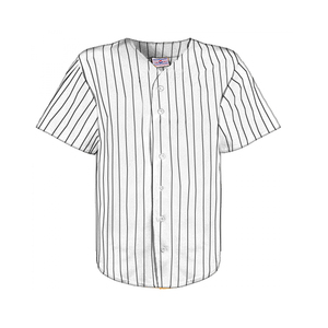 Sialkot-jersey de béisbol liso con manga corta, jersey de béisbol liso con diseño personalizado A precio de fábrica, color blanco - Product Image 5