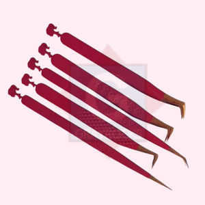 Pince à cils professionnelle en acier inoxydable de haute qualité pointe pointue pour l'utilisation de la beauté de l'extension des cils - Product Image 3