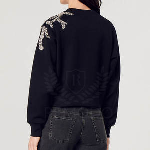 Sudaderas con diamantes de imitación ofrecen un nuevo estilo y un encanto brillante en sudaderas con diamantes de imitación - Product Image 4