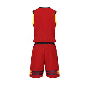 Tenues de basket-ball respirantes de style actuel, faible MOQ, concevez vos propres vêtements d'équipe sportive pour la vente en ligne - Product Image 3