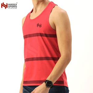 Camiseta sin mangas para hombre al mejor precio, diseño de logotipo personalizado, tejido transpirable, estilo informal, superventas - Product Image 2