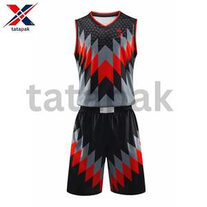 Ensemble d'uniformes de basket-ball respirants à séchage rapide de qualité d'exportation 100% polyester avec logo d'équipe personnalisé pour les sports d'été les plus vendus - Product Image 6