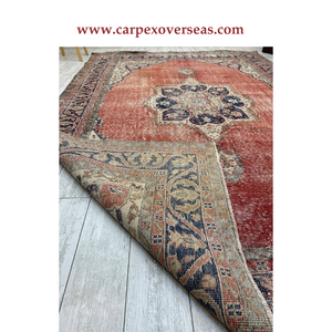 Dernier modèle de tapis en laine rouge persan Confortable Earth Tone Antidérapant Résistant aux taches pour la prière de porte de salon à la maison-Rapide - Product Image 3