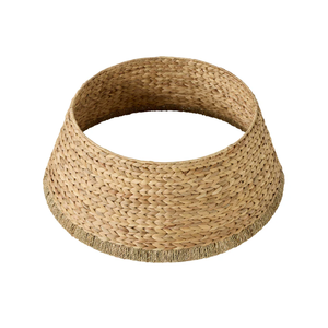 Collier d'arbre de Noël en jacinthe d'eau rustique fabriqué à la main anneau rond pour arbres artificiels décor à la maison du Vietnam - Product Image 2