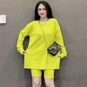 Emballage personnalisé pour femmes ensemble solide de 2 pièces naturel ODM lavable tricot haut décontracté prix usine coupe ajustée Vietnam - Product Image 5