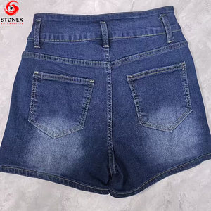 Shorts en jean déchirés décontractés pour femmes, best-sellers, avec design et taille personnalisés, service OEM - Product Image 5