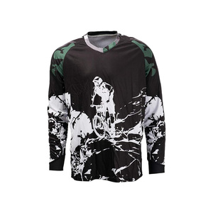 Tailles de tissu personnalisé sans couture hommes chemise de cyclisme maillot de vélo - Product Image 1