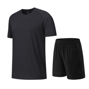 Ensemble 2 pièces Ensemble de vêtements de sport pour hommes Ensemble deux pièces pour le sport, le fitness et la course à pied, vente en gros 2025 - Product Image 5