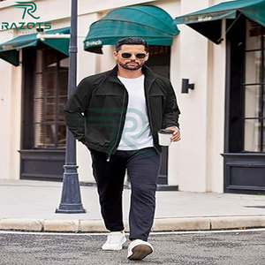 Veste matelassée coupe-vent en tissu épais pour adultes avec fermeture éclair pour l'hiver Vêtements d'extérieur décontractés unisexe Vente en gros - Product Image 4