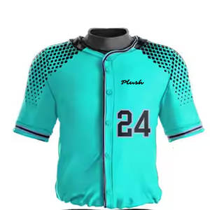 ชุดเบสบอลและซอฟต์บอลระบายอากาศผลิตจากโรงงานสำหรับผู้ชายชุดเครื่องแบบพิมพ์โลโก้ตามสั่งสำหรับผู้เล่น - Product Image 4