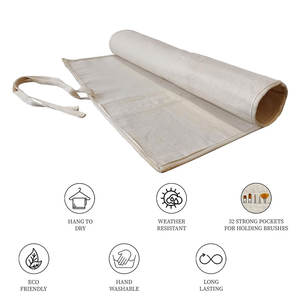 Trousse de toilette durable conçue pour les longs voyages et les déplacements quotidiens, trousse de toilette légère avec poches zippées, accessoires de toilette essentiels - Product Image 2