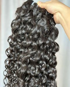 Nuevas y emocionantes ofertas, extensiones de cabello indio virgen Natural, cutículas sin procesar alineadas, cabello de Templo de un solo donante, onda profunda suelta - Product Image 3