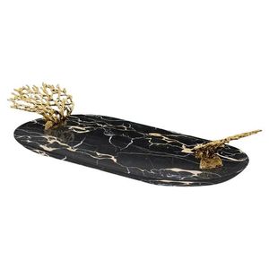 Modern <b>Marble</b> <b>Tray</b> Ideal For Contemporary Home Decor Table Centerpiece And Elegant Serving Presentation - Product Image 4